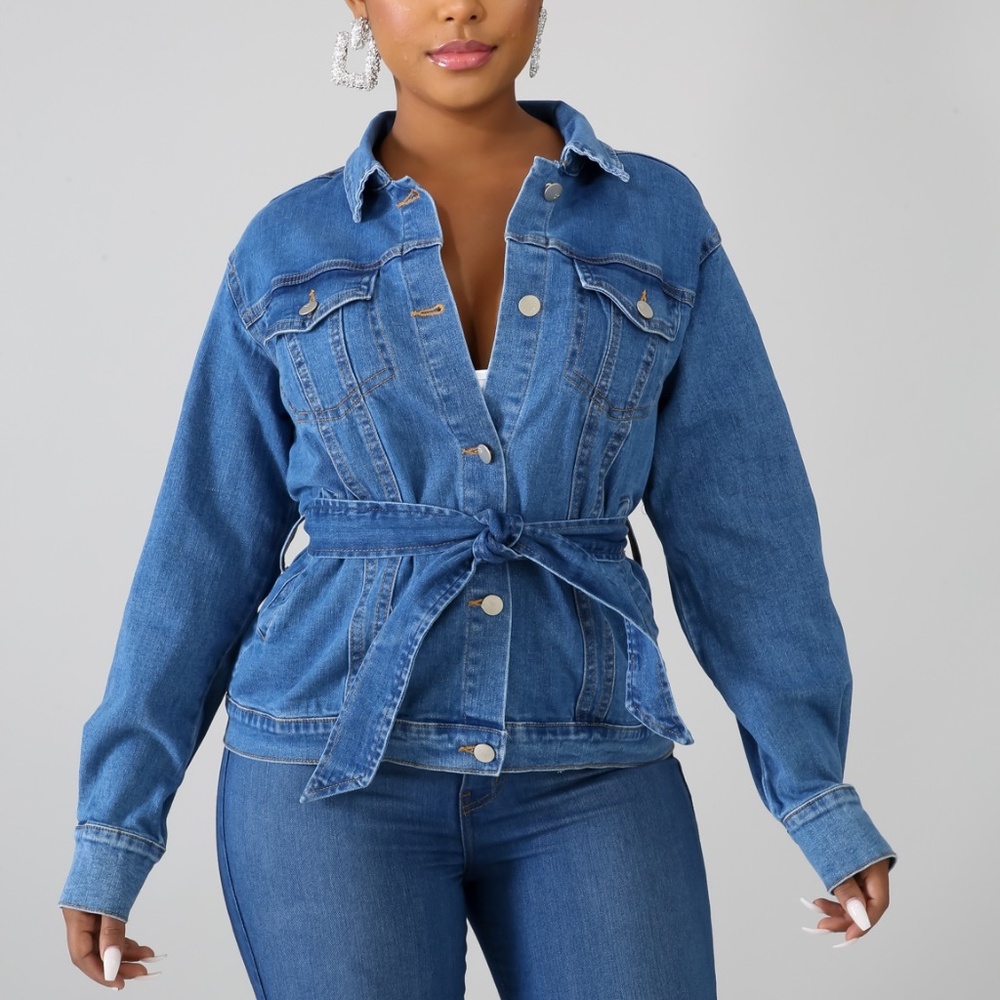 Mebon Medium Wash Denim Jacket